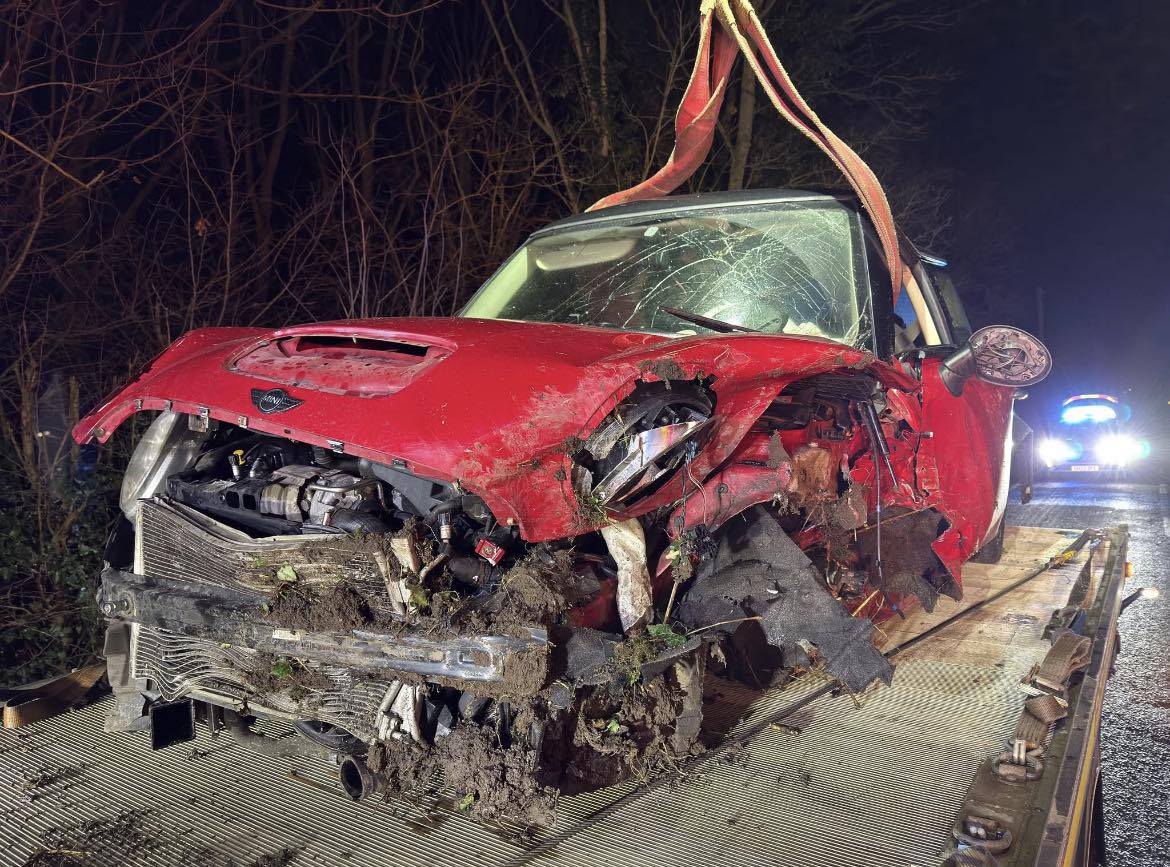 Drug-Driving Bust After Dramatic Crash Rescue in Cambridgeshire