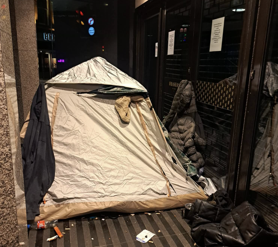 Homeless Turned Away From Paid Hotel Rooms in Freezing Manchester