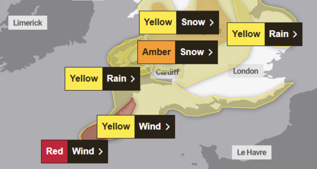Storm Goretti: Met Office Hits Red Alert for Cornwall with 'Danger to Life' Winds