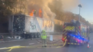 Vehicle Fire Sparks Chaos on M25 Near Godstone