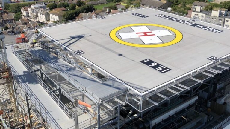 Helideck at the Louisa Martindale building scaled 800×450 f50 50