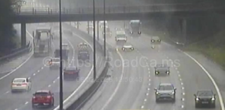 Three Hurt After Police Car Crashes on M5