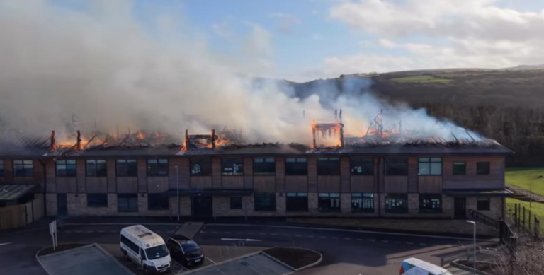 Major Blaze Ravages Specialist School in Devon image