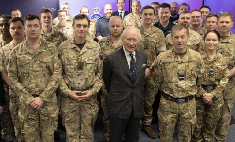 King Makes First Royal Visit to Northwood Military HQ image