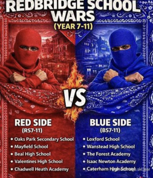 ‘Red vs Blue’ School Wars Spark Police Crackdown Across London