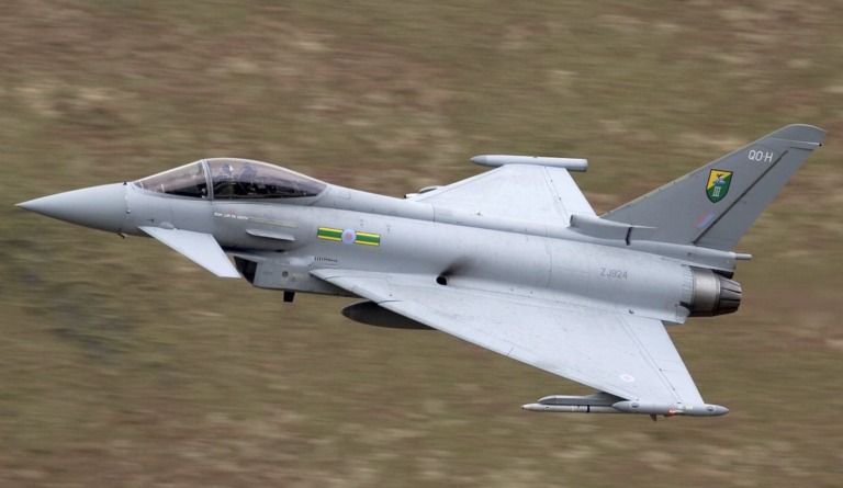 RAF Typhoon Downs Iranian Drone in Show of Force image