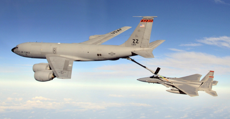 US Tanker Down in Friendly Airspace image