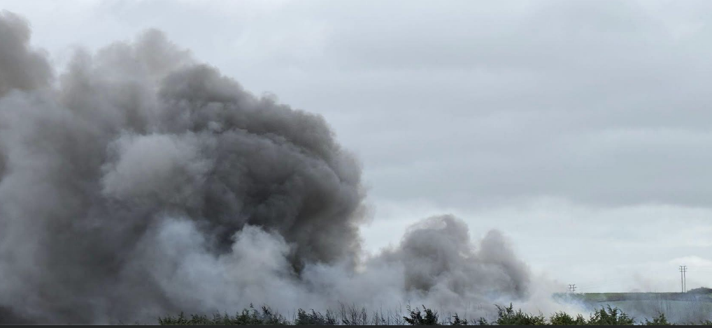 Huge Blaze Erupts in Gunthorpe, Nottinghamshire image