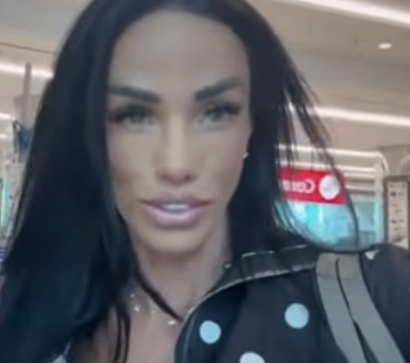 Katie Price Flaunts Entire Plane Cabin to Herself En Route to War Torn Dubai for Husband Reunion