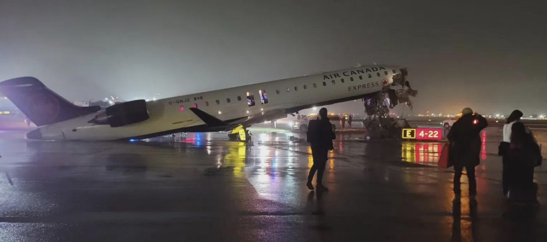 Crash Chaos at New York’s LaGuardia: Plane Hits Fire Truck, Multiple Hurt