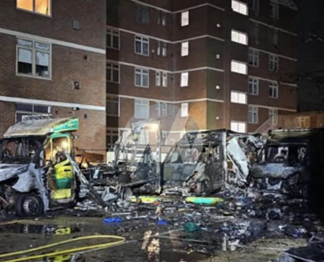 Two Men Arrested for Ambulance Arson in Golders Green