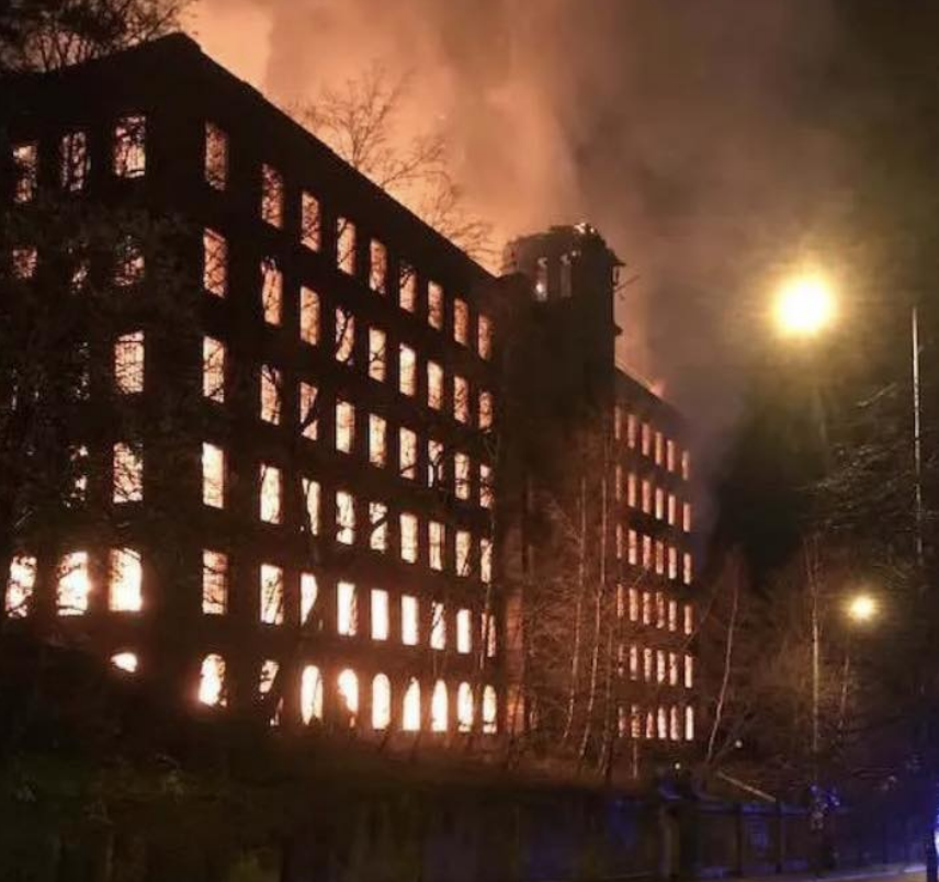 Teen Arrested Over Fire at Historic Leek Silk Mill