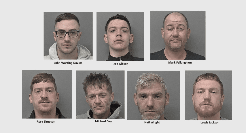 A Gang Of Criminals Operating A County-line Drugs Network Responsible For Distributing Cannabis, Cocaine, Crack Cocaine And Heroin With An Estimated Value Of £2 Million Has Been Sentenced To A Total Of Over 48 Years  In Prison