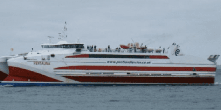 A Ferry Carrying 60 People Is Said To Have Run Aground In Orkney, With Emergency Services On The Scene After A Fire Broke Out Onboard And Taking On Water