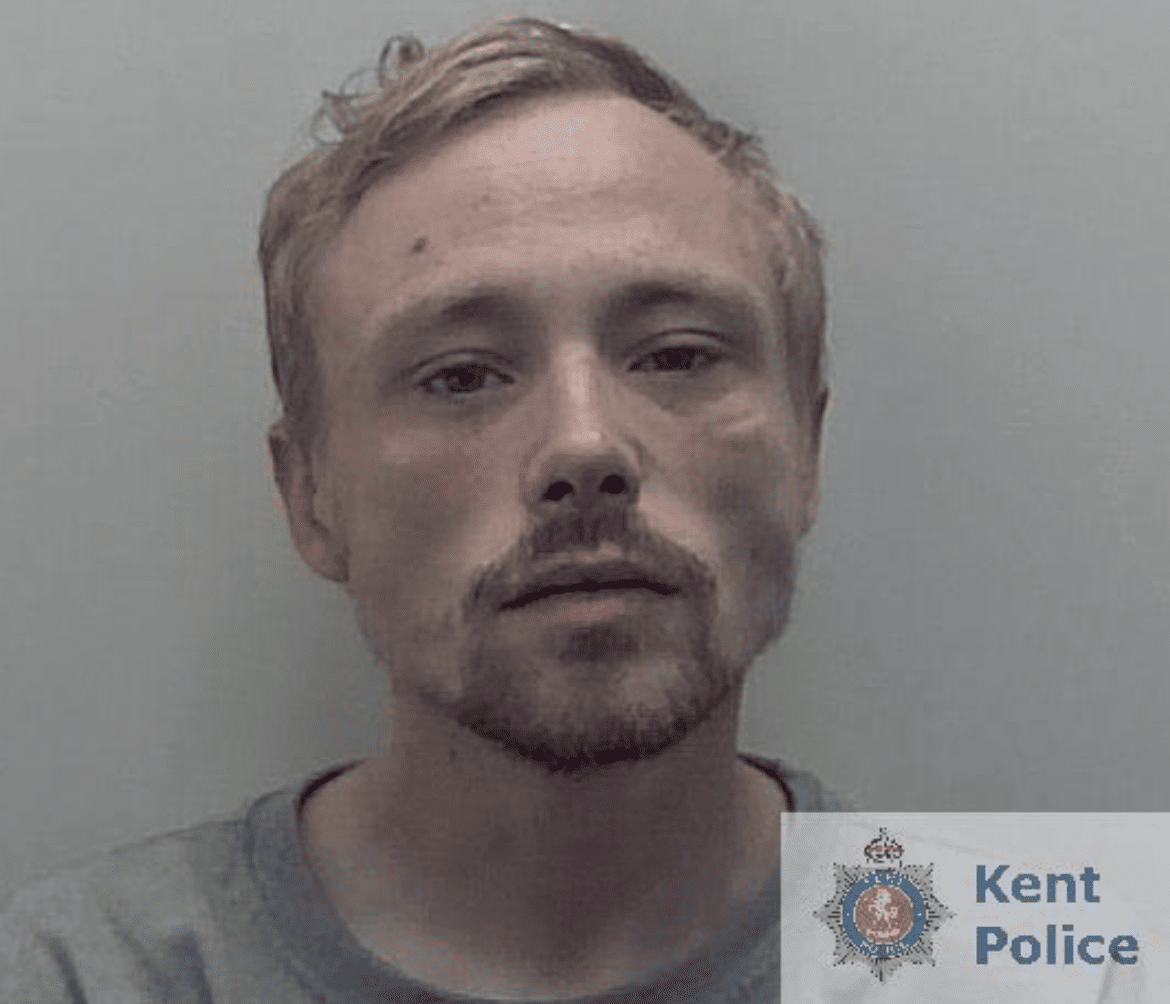 A Man Who Stole A Car From A Driveway In Whitstable As Part Of A Series Of Thefts And Burglaries And Then Took Officers On A High-speed Chase Before Crashing Has Been Jailed