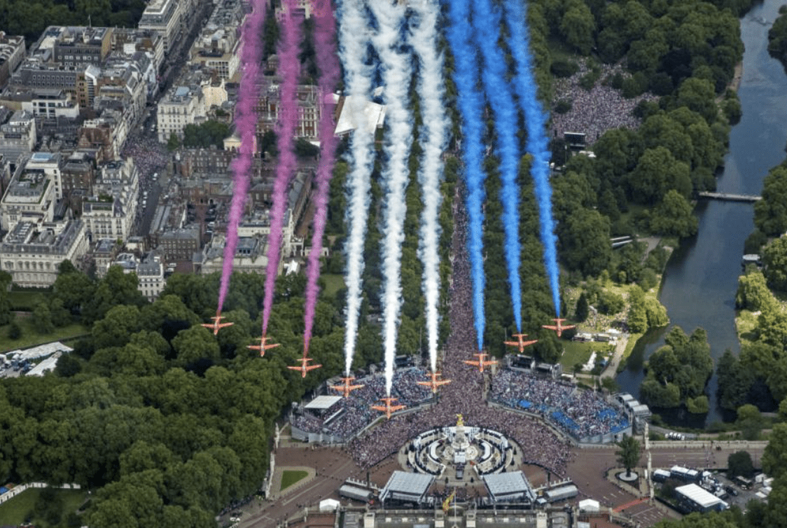 The Flypast In Honour Of King Charles Iii's Coronation Could Be Scaled Back Or Perhaps Cancelled Due To Unfavourable Weather Conditions, According To The Ministry Of Defence.