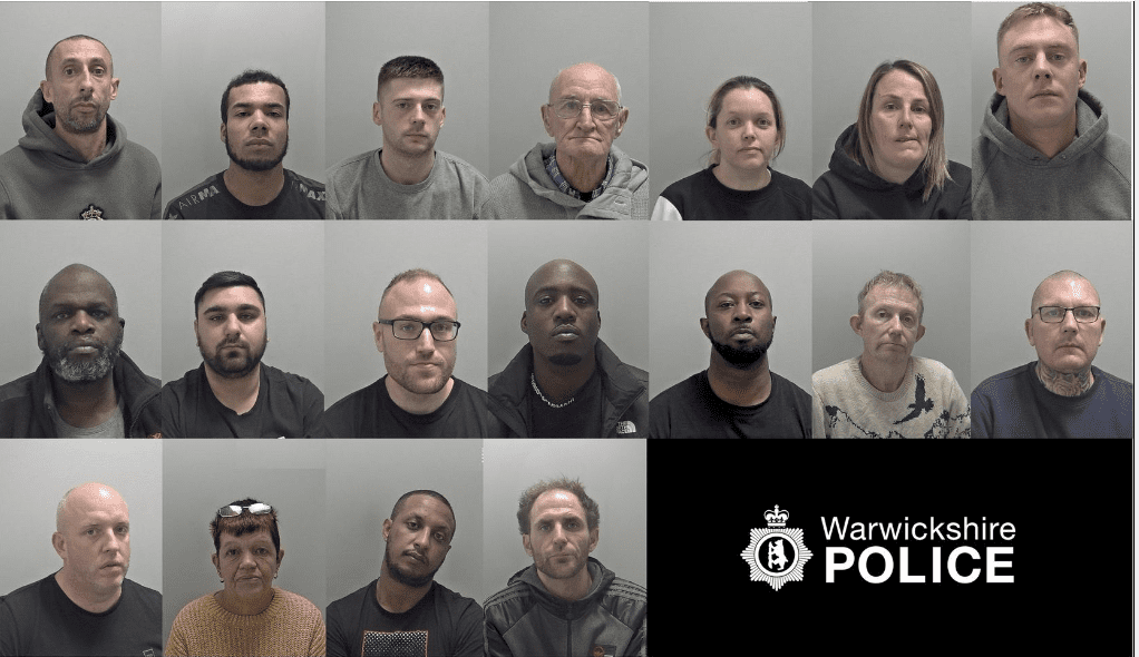 Twenty-one Members Of An Organised Crime Group Who Trafficked Drugs From Merseyside To Warwickshire, West Midlands, Nottinghamshire And Northamptonshire Have Been Jailed For A Combined Total Of 165 Years And Seven Months