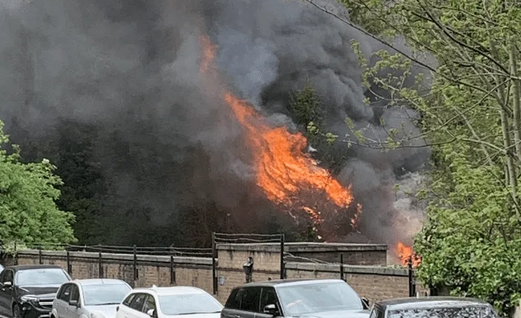 Highgate Station Closed as Massive Fire Erupts at Archway Road Railway Yard