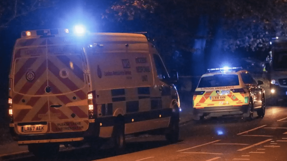 Police Discovered A Man On A Road In South Norwood. He Was Rushed To The Hospital After Being Stabbed