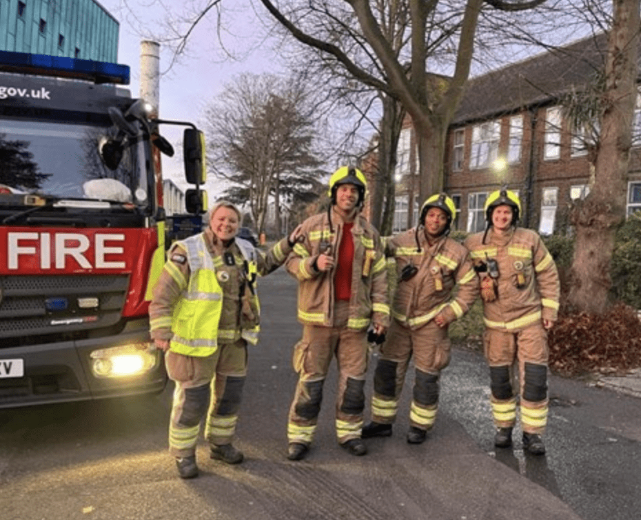 A London firefighter Says He Was Left Feeling Proud After He Was Called To Help Tackle A Fire At His Former School On Highgate Road In Dartmouth Park  