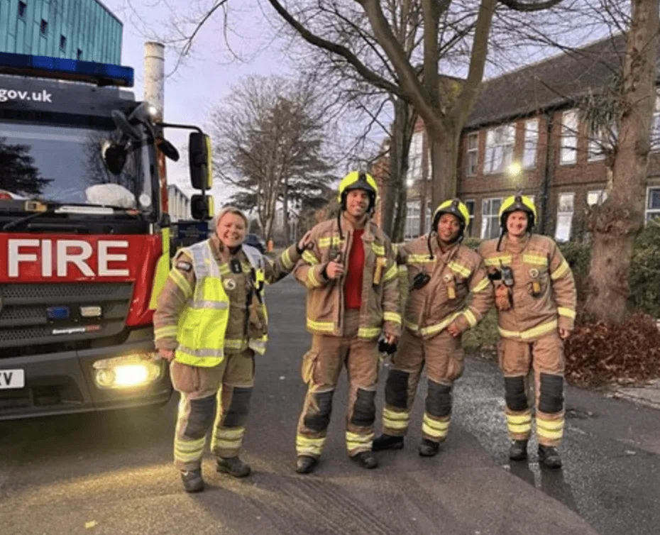 Ex-Pupil Firefighter Battles Blaze at His Former School in Kentish Town