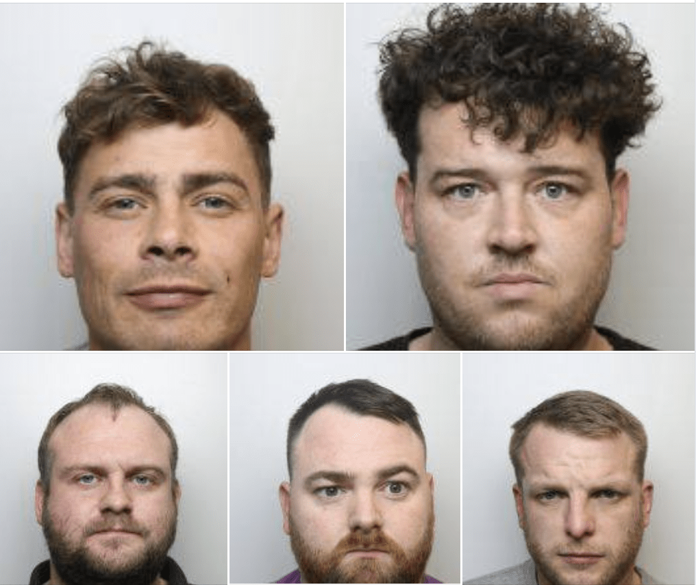 Five Members Of  An Organised Crime Group  Have Been Jailed After Admitting Conspiracy To Supply Cocaine, Heroin And Cannabis