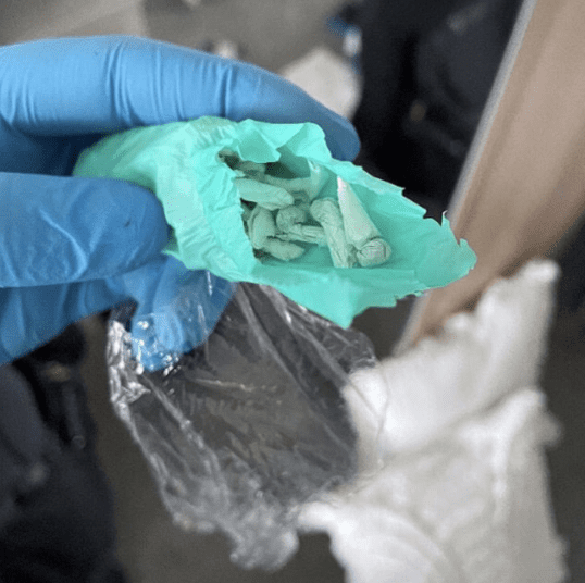 Police Chalked Up Two Arrests And Seized Large Quantities Of Drugs During A Successful Raid On A Three-bedroom Terraced Home