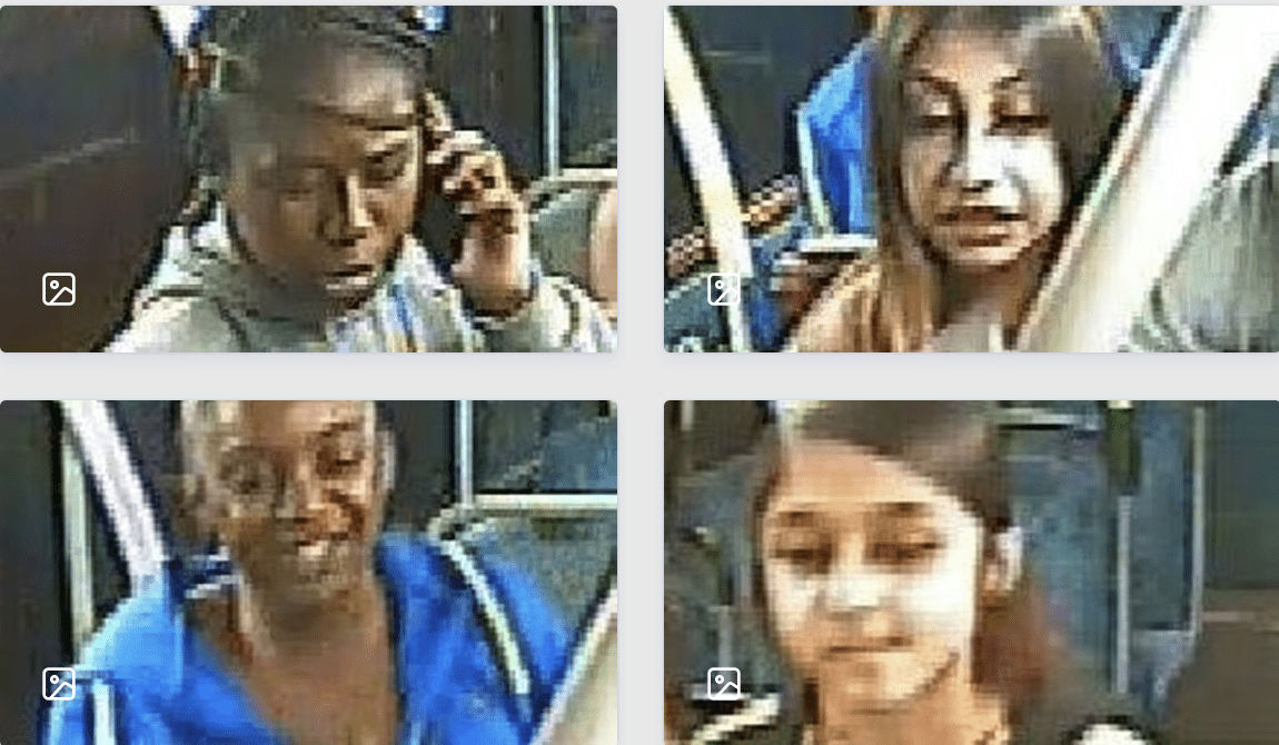 Detectives Investigating The Assault Of Two People On Board A Bus In Thornton Heath Have Released Images Of Four Females They Would Like To Identify