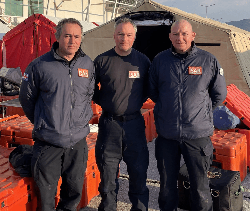 Kent Firefighters Assisted In The Rescue Of A 60-year-old Woman Who Was Trapped Beneath A Building Following The Earthquake In Turkey