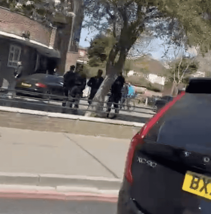 Armed Police and Helicopter Respond to Ongoing Incident on Seven Sisters Road