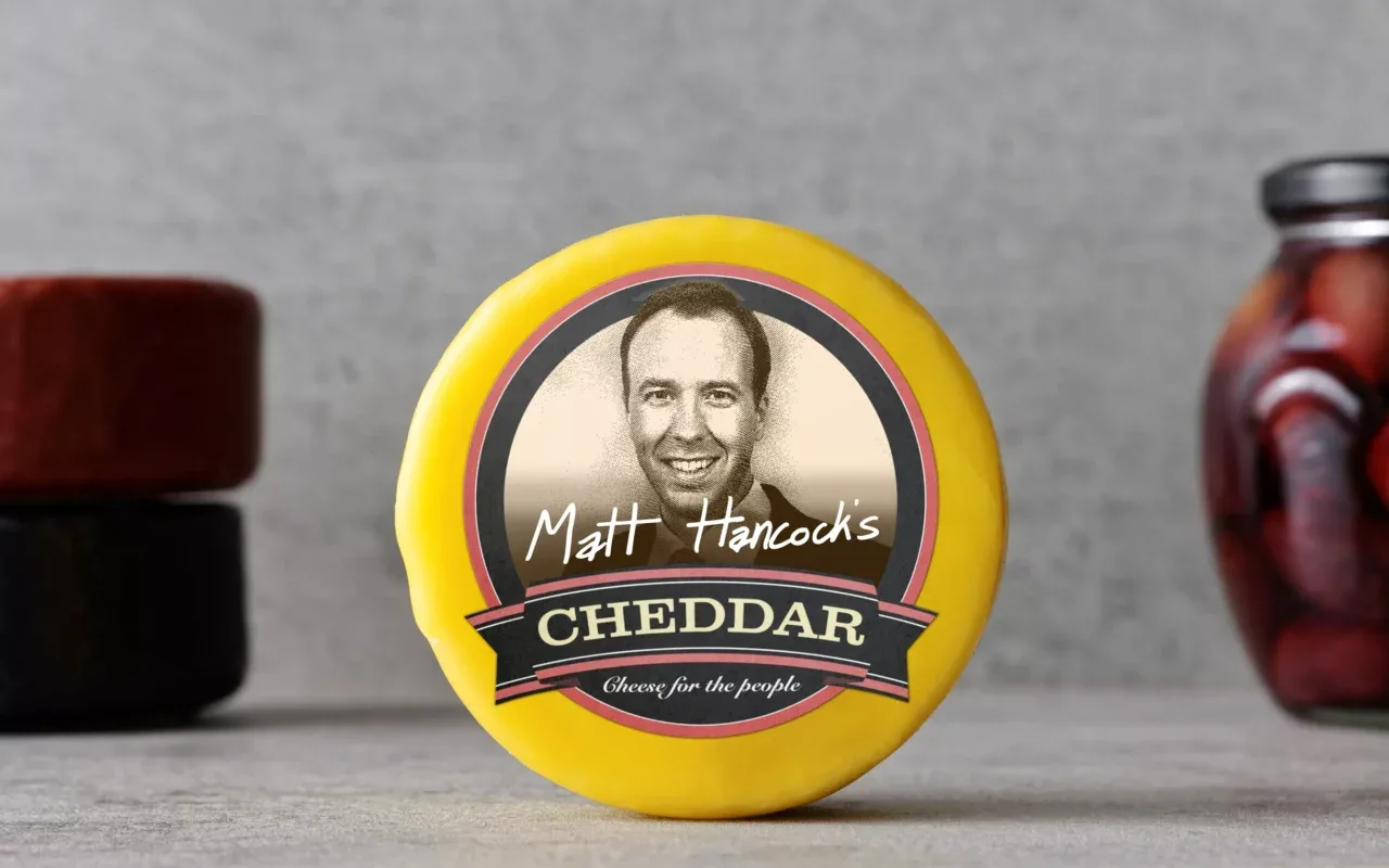 Matt Hancock Cheddar  Could It Get Any Cheesier
