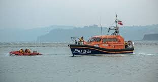 Exmouth Rnli On Second Double Rescue Of The  Weekend