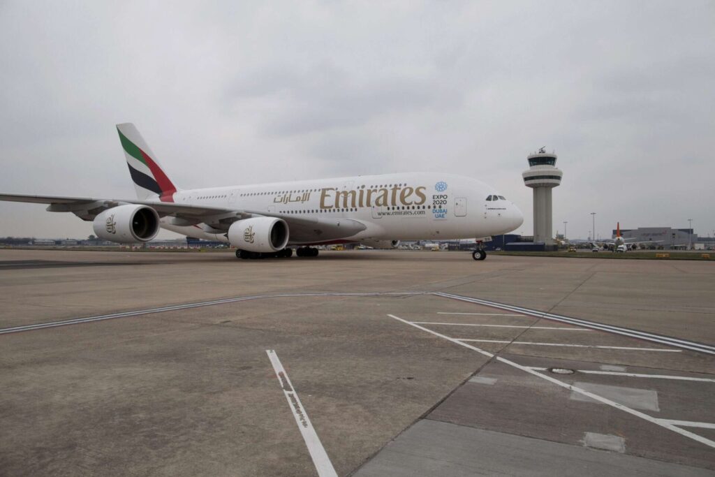 Emirates Flight Makes Emergency Diversion To Gatwick Due To Strong Winds