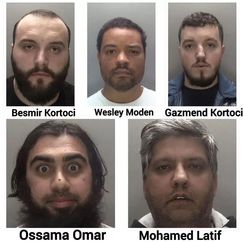 Five Men, Who Were Part Of A Group Convicted For Producing Millions Of Pounds Of Cannabis Across Leicestershire Over Two Years, Have Been Jailed