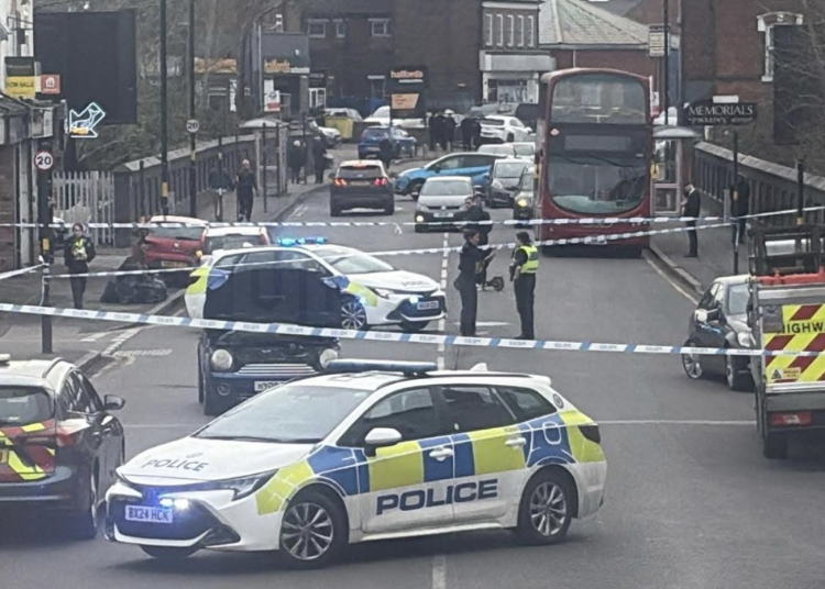 Pershore Road Closed After Car Overturns in Crash Man Taken to Hospital
