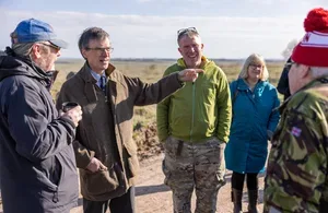 Minister For Defence People And Veterans Meets Veterans Taking Part In Archaeological Dig On Salisbury Plain Training Area