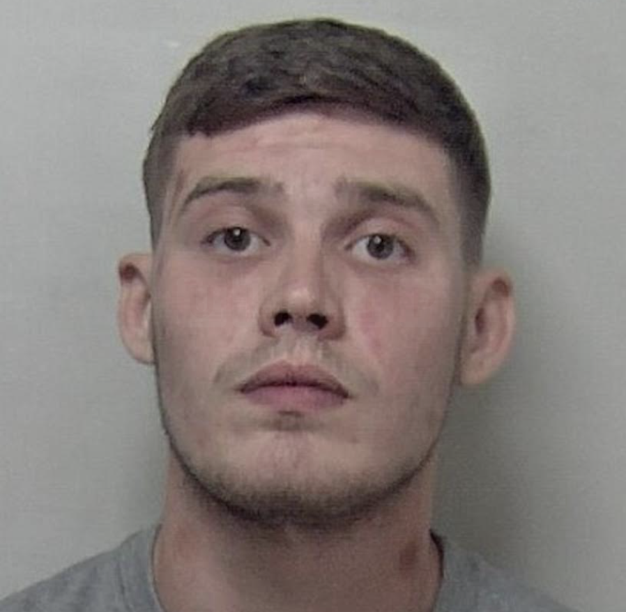 A burglar  prowling around houses near Ramsgate was caught on camera and has been jailed for 21 months