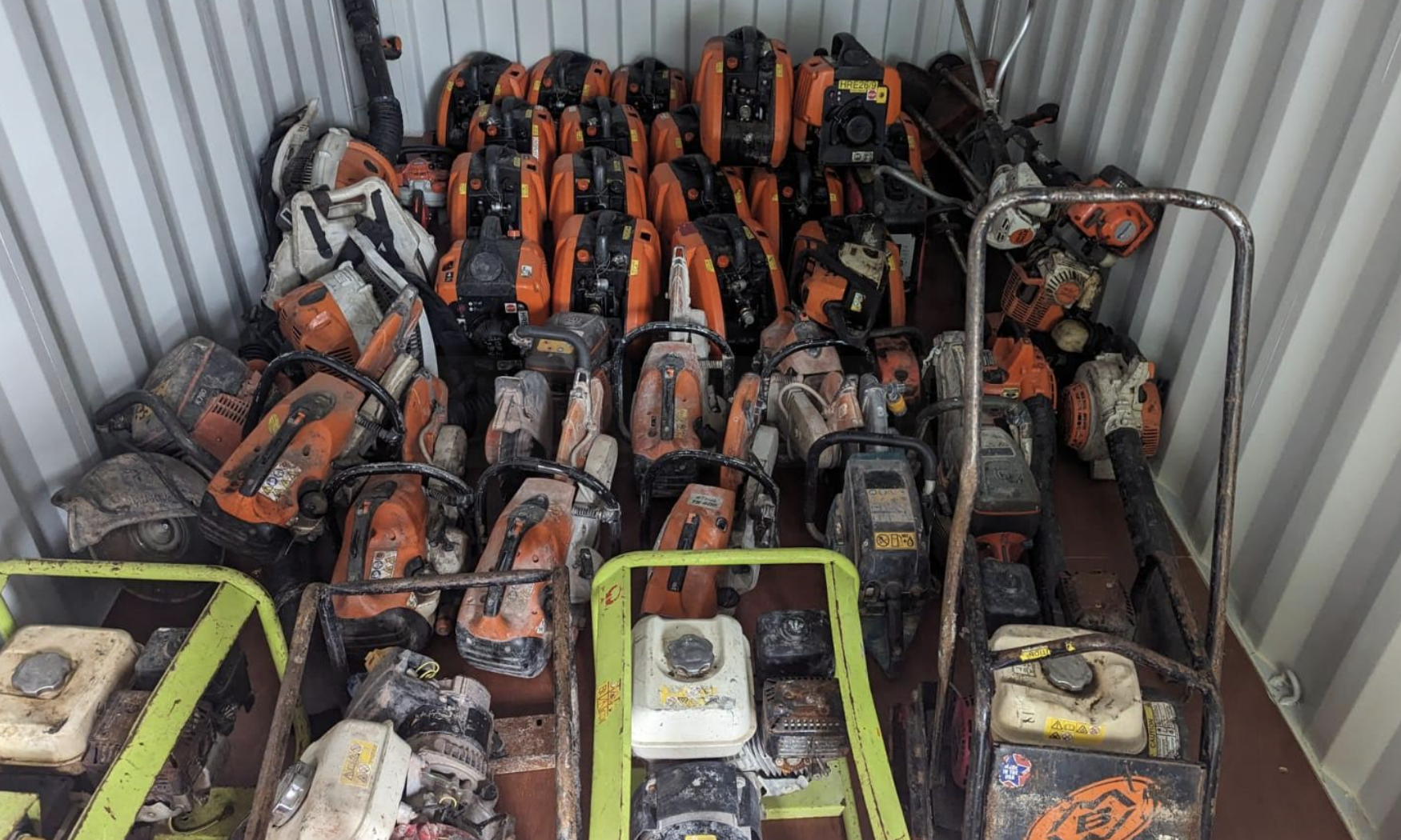 A search for one power tool with a tracking device led to the seizure of over 3,500 suspected stolen items for which officers would now like to identify owners