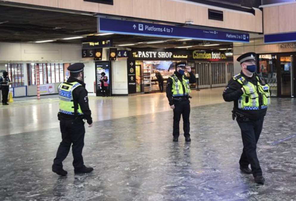 Two People Have Been Taken To A Local Hospital For Treatment To Laceration Wounds After Attack At Euston Station