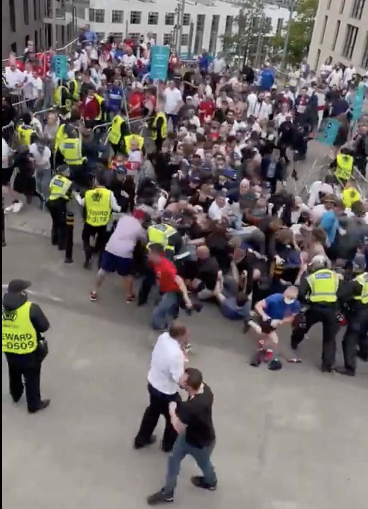 Wembley Stadium Say They Are "dealing With An Incident