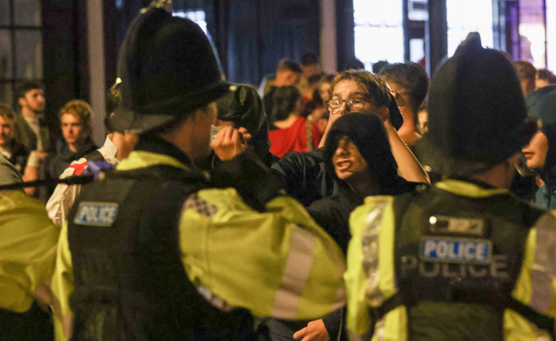 Kent Police Officers come Under Attack And Are Injured After  Football Yob  Throw Bottles And Missiles In  Maidstone Attack