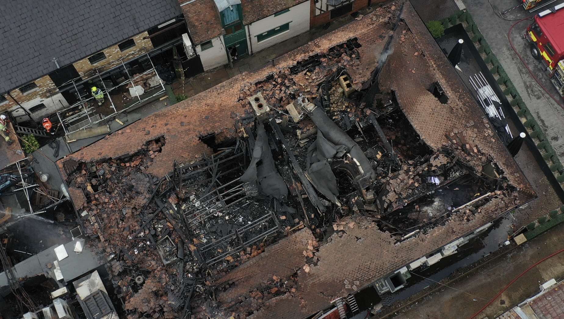 Investigation Launched After Blaze Rips Through Mu Mu  Nightclub And Bar In Maidstone Leaving It 100% Gutted By Fire