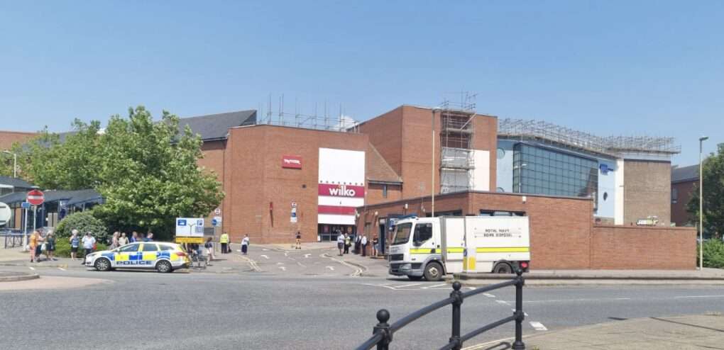 Emergency Services Have Been Called To Tesco In Fareham Following Discovery Of A Suspect Package