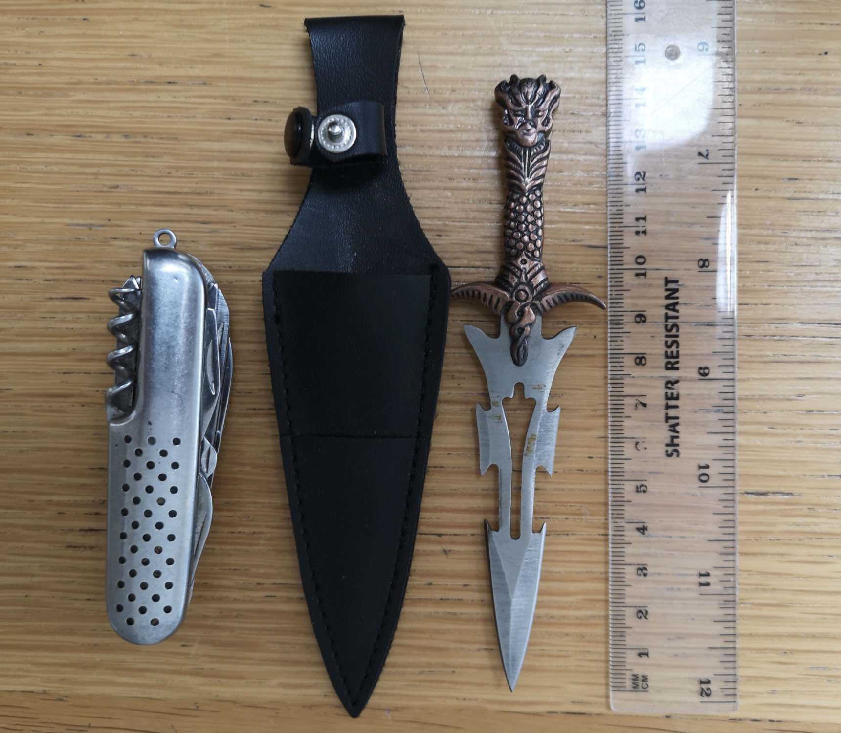 Not The Brightest Thing To Do Don’t Attend Court With A Daggers And Knives Otherwise You Be Arrested!!