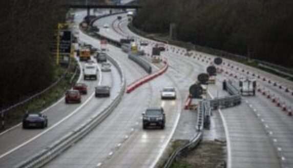 Operation Brock Barrier On The M20 Motorway  To Return To Hard Shoulder Overnight Saturday