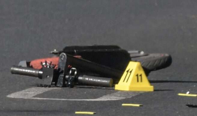 A Man Has Been Arrested After A Police Officer Suffered A Broken Leg As The Result Of A Collision With An E-scooter