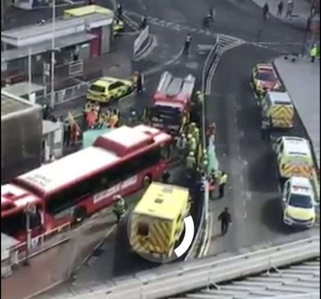 A Woman Aged In Her 30s Has Been Killed After A Collision Involving Two Buses And Three Pedestrians Outside #victoria Station, Sw1, This Morning.