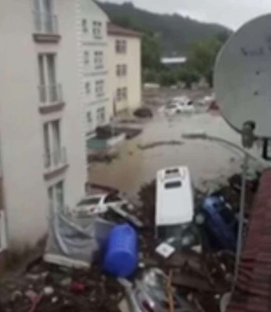 The Death Toll From Severe Floods And Mudslides In Coastal Turkey Has Climbed To At Least 40, The Country's Emergency And Disaster Agency Said