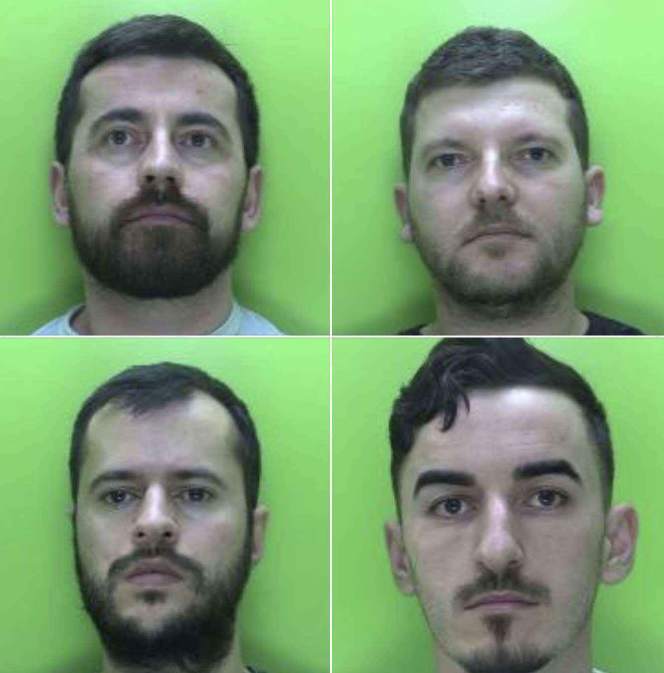 Four Men Who Were Stopped By Police While They Dismantled A Cannabis Grow Have Been Jailed