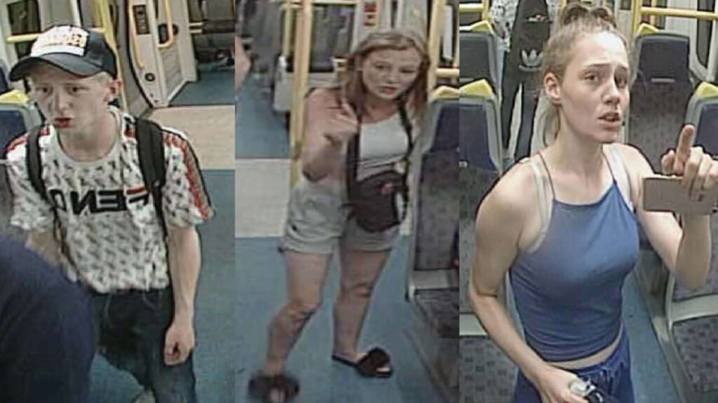 Police Investigating An Assault Against A Man On-board A Service Travelling From Charing Cross To Dartford Station Are Today Releasing Cctv Images Of Three Suspects